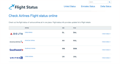 Desktop Screenshot of flight-status.info
