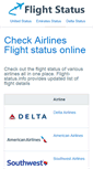 Mobile Screenshot of flight-status.info